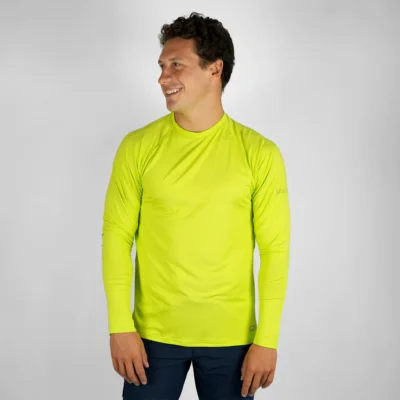 Vaikobi UV Long Sleeve Ocean Tech Top Lime