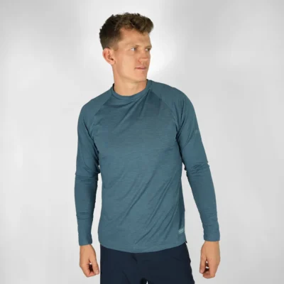 Vaikobi UV Long Sleeve Ocean Tech Top Ocean Blue